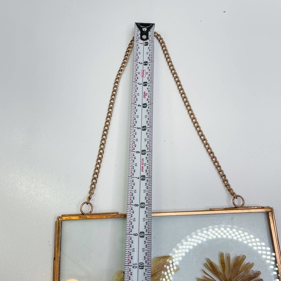 Pressed Flower Frame, Hanging glass frame Copper frame - Picture 5 of 6